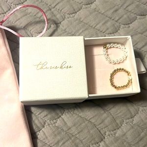 NEW The sis kiss pearl rings